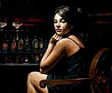 Saba at the Bar II by Fabian Perez